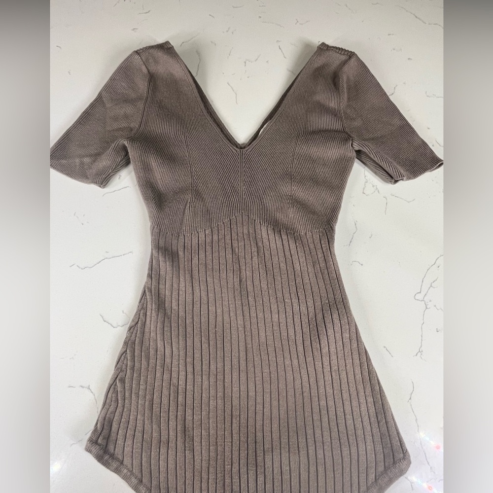Abercrombie & Fitch Ribbed Knit Bodysuit